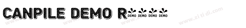 Canpile Demo R字体转换